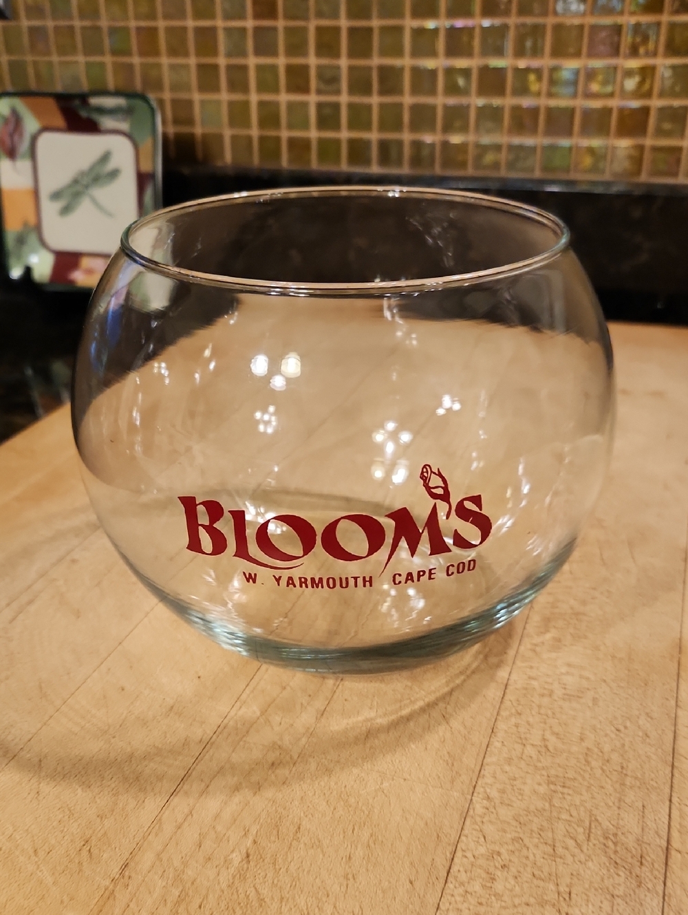 Bloom's Cape Cod Vintage 80's Cocktail Fish Bowl